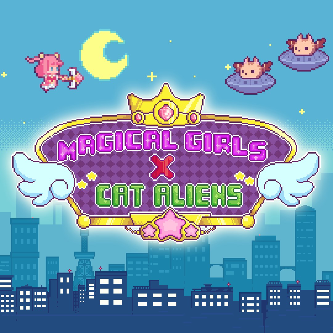 Boxart for Magical Girls vs Cat Aliens