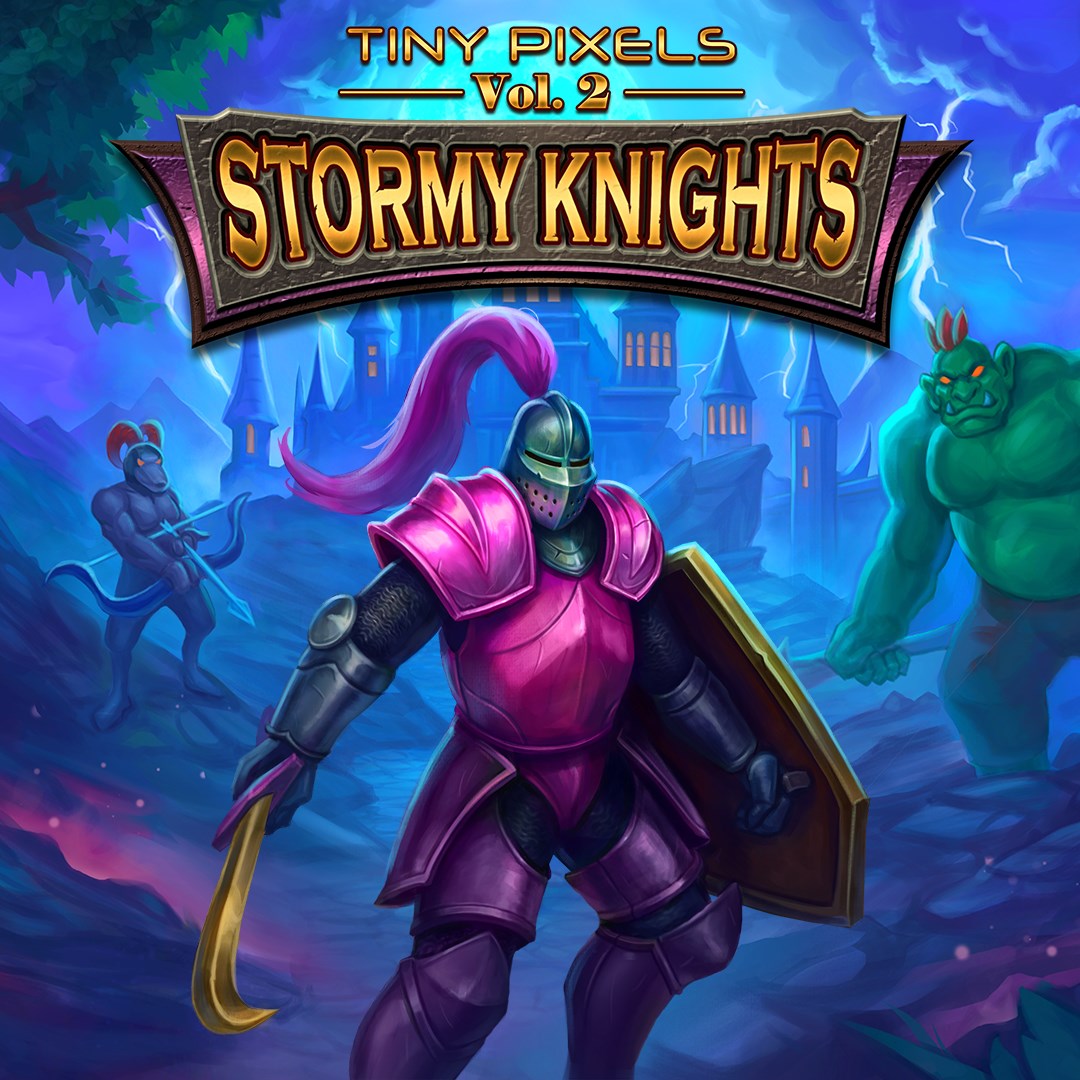 Boxart for Tiny Pixels Vol. 2 - Stormy Knights