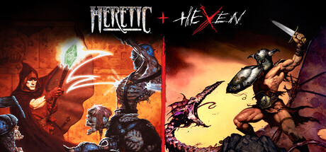 Boxart for Heretic + Hexen