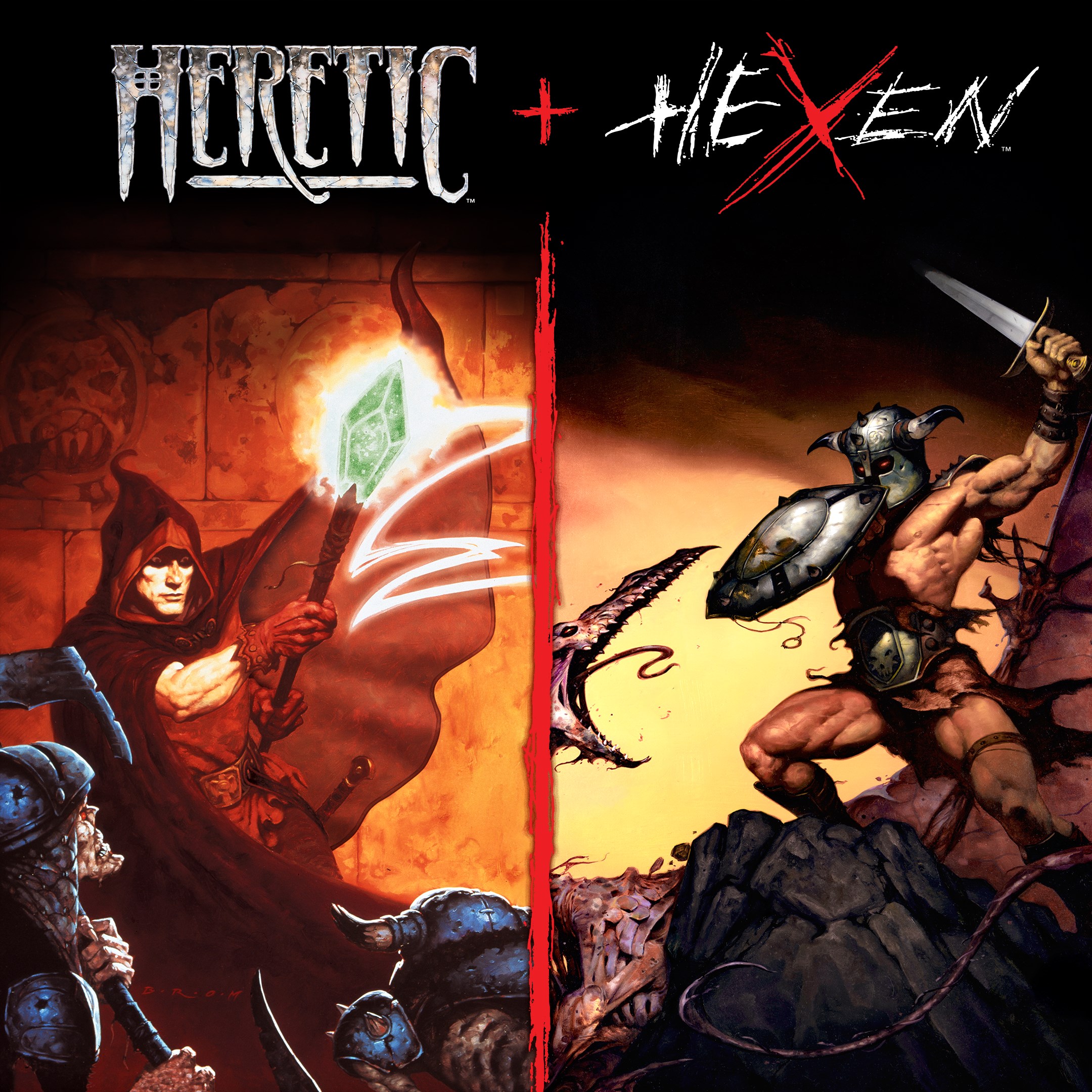 Boxart for Heretic + Hexen