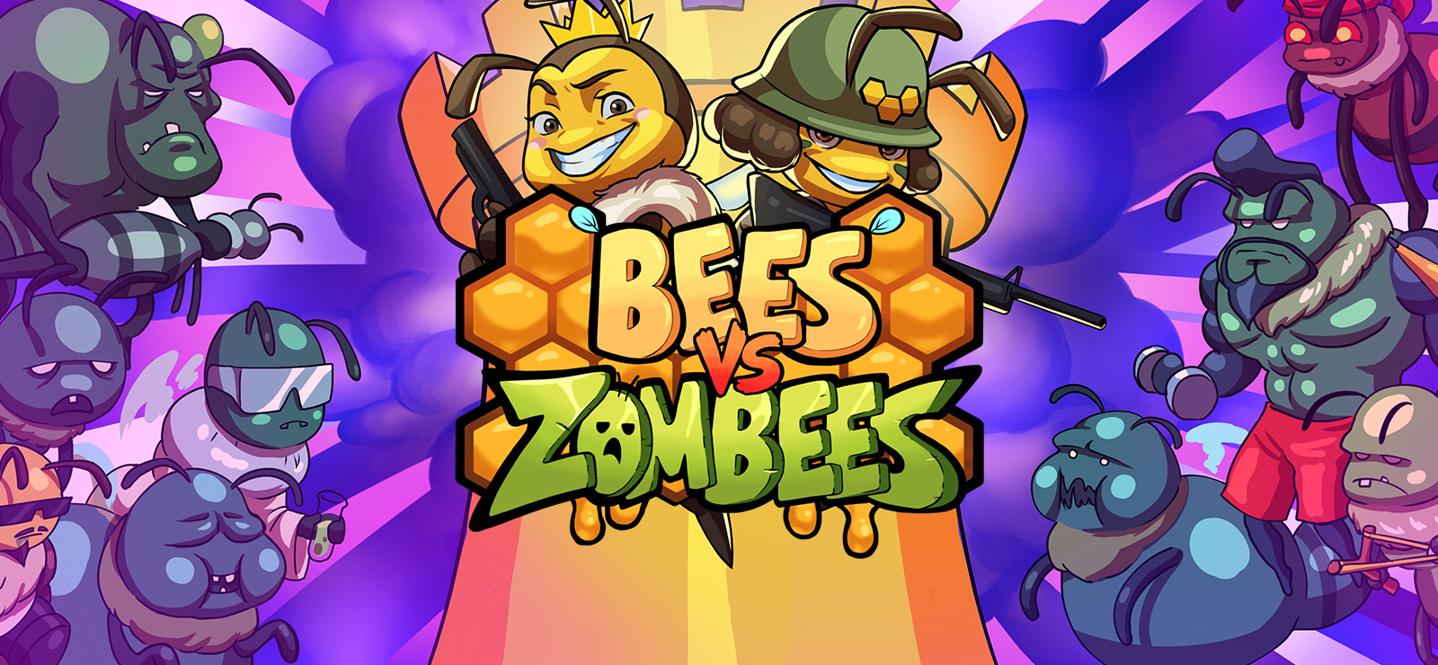 Boxart for Bees vs Zombees