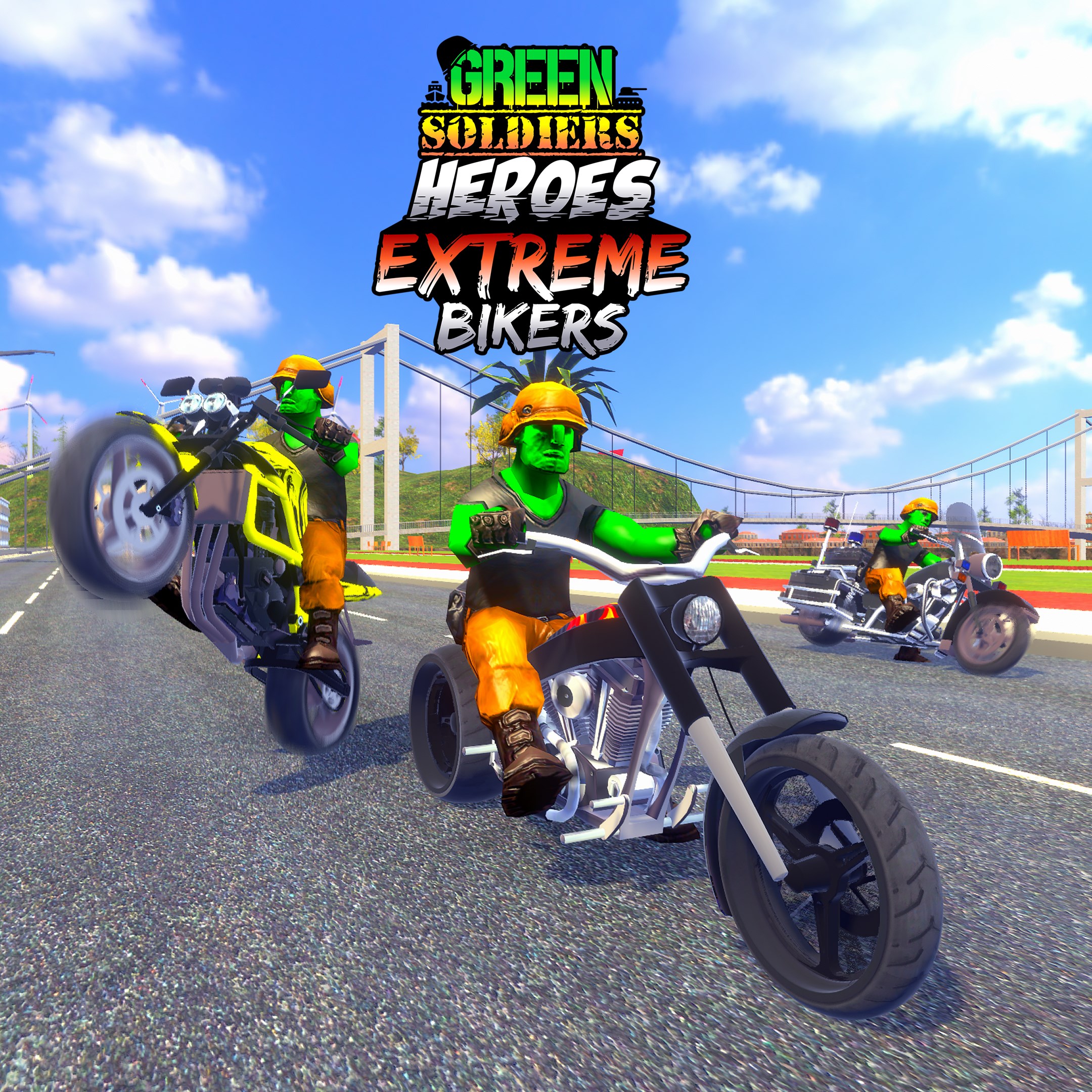 Boxart for Green Soldiers Heroes: Extreme Bikers