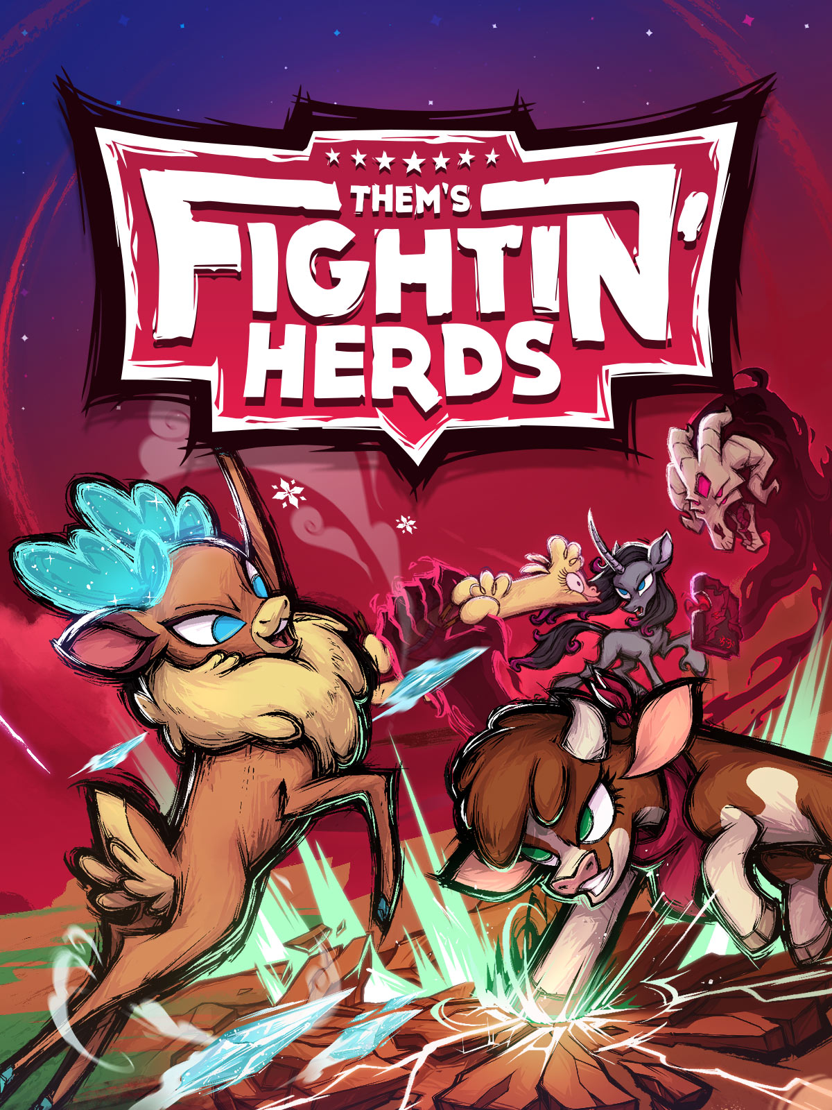 Boxart for Them's Fightin' Herds