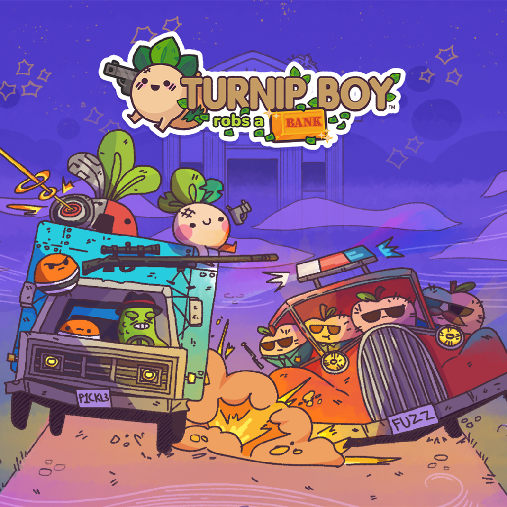 Boxart for Turnip Boy Robs a Bank