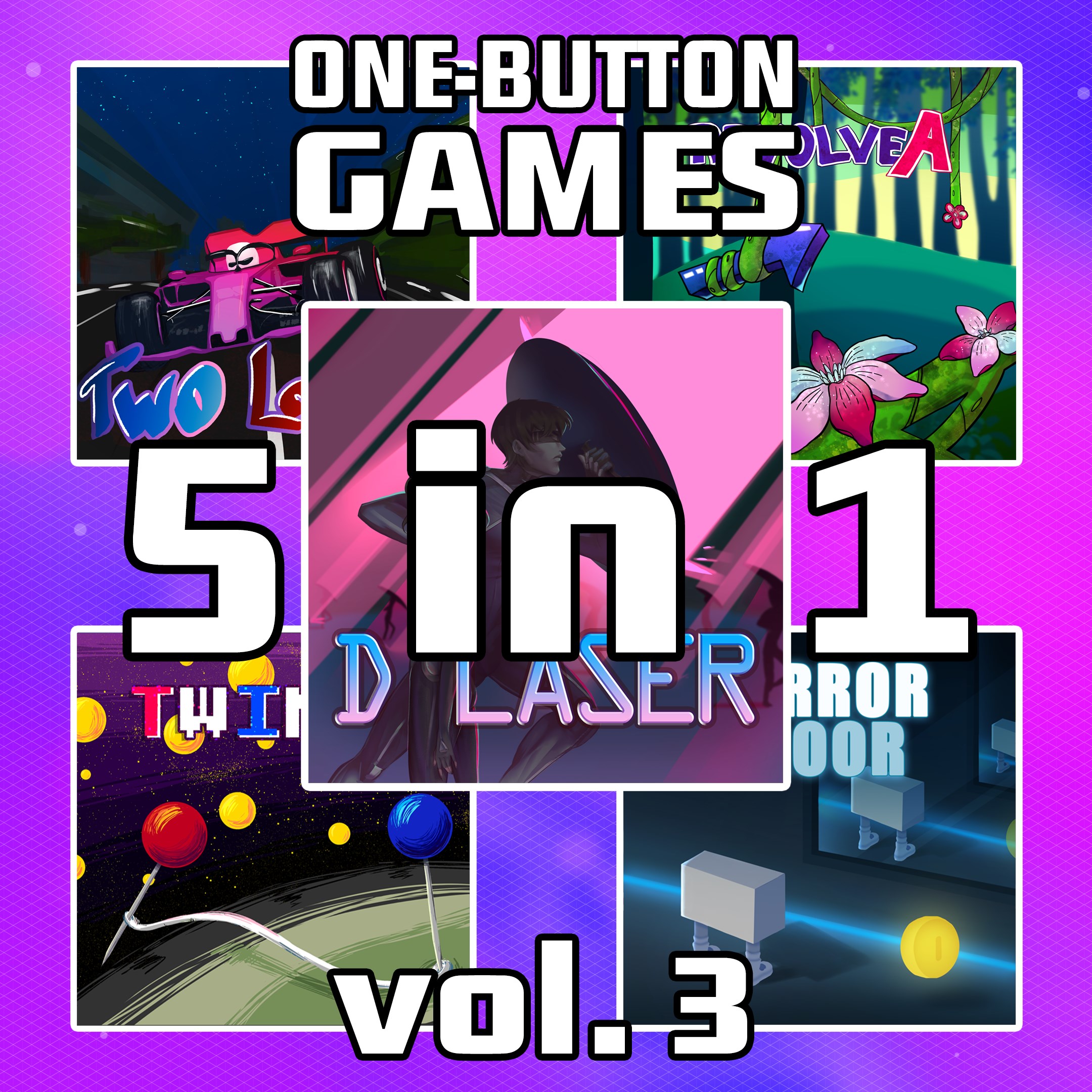 Boxart for One Button Games 5-in-1 vol. 3