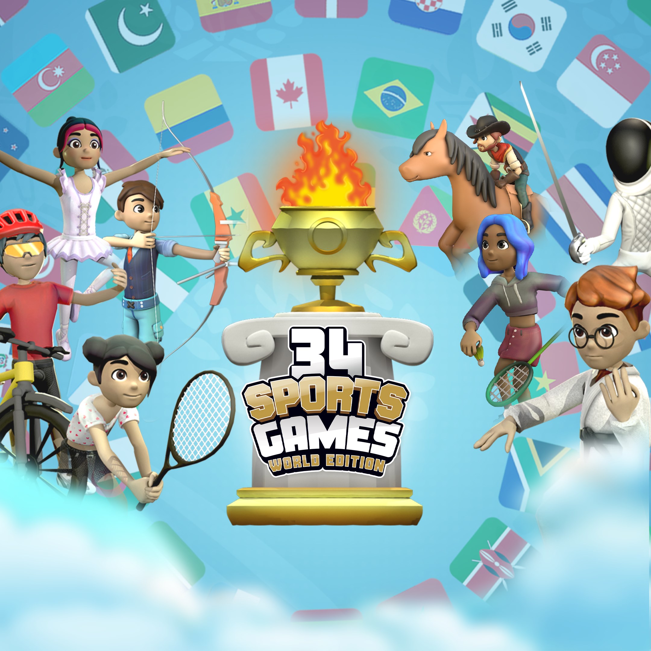 Boxart for 34 Sports Games - World Edition
