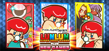 Boxart for Pixel Game Maker Series LUNLUN SUPER HERO BABIES PLUS NEWGAMES