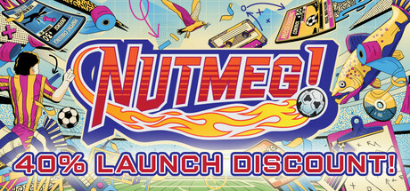 Boxart for NUTMEG! A Nostalgic Deckbuilding Football Manager