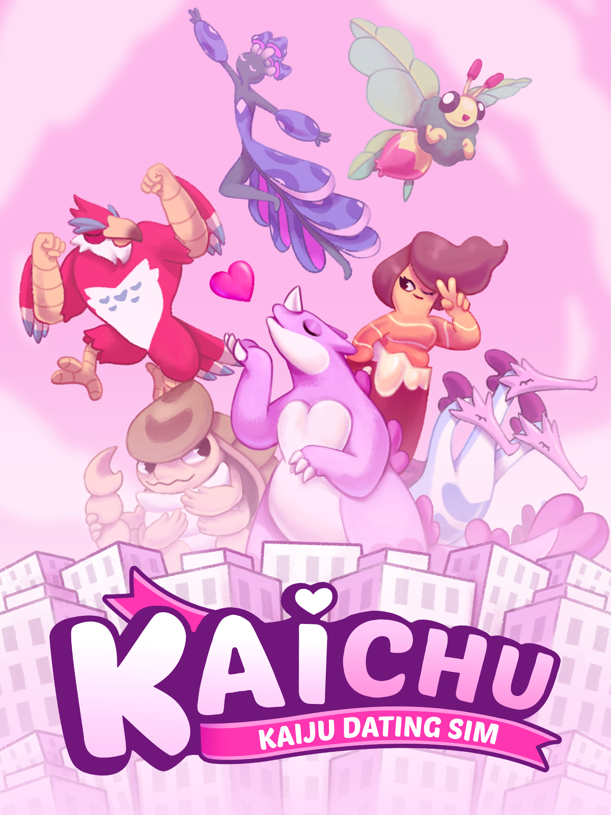 Boxart for Kaichu - The Kaiju Dating Sim!