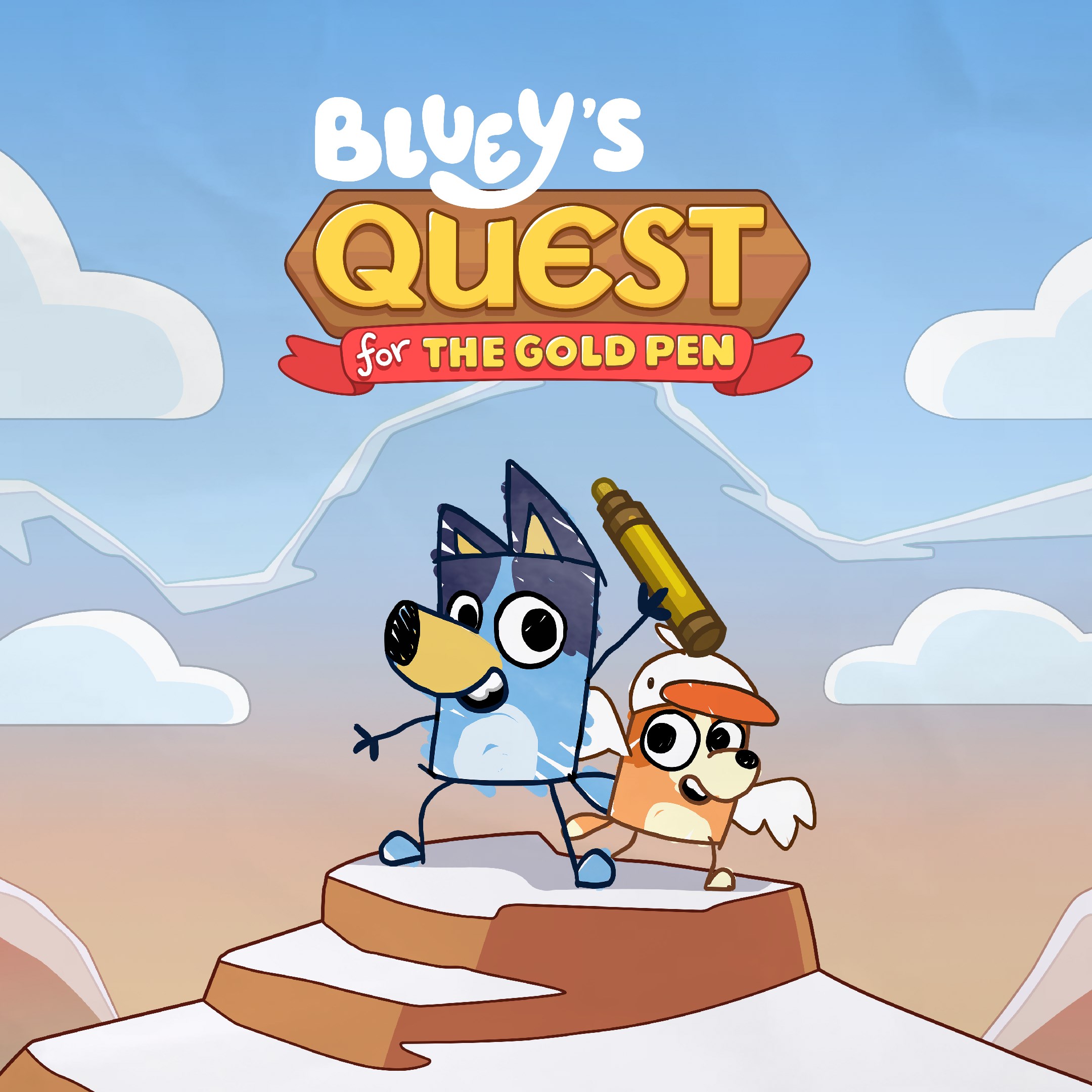 Boxart for Bluey\'s Quest for the Gold Pen