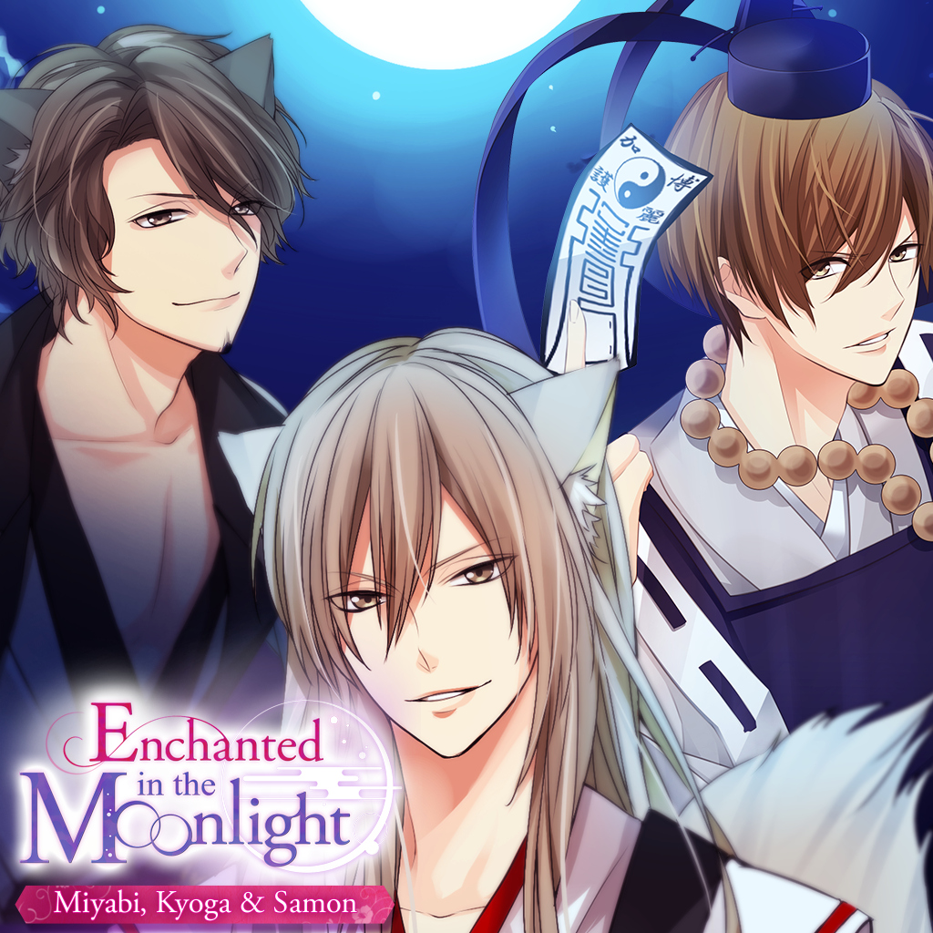 Boxart for Enchanted in the Moonlight - Miyabi, Kyoga & Samon -