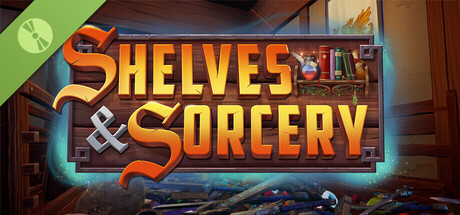 Boxart for Shelves and Sorcery: Tidy Up the Enchanted Shop Demo