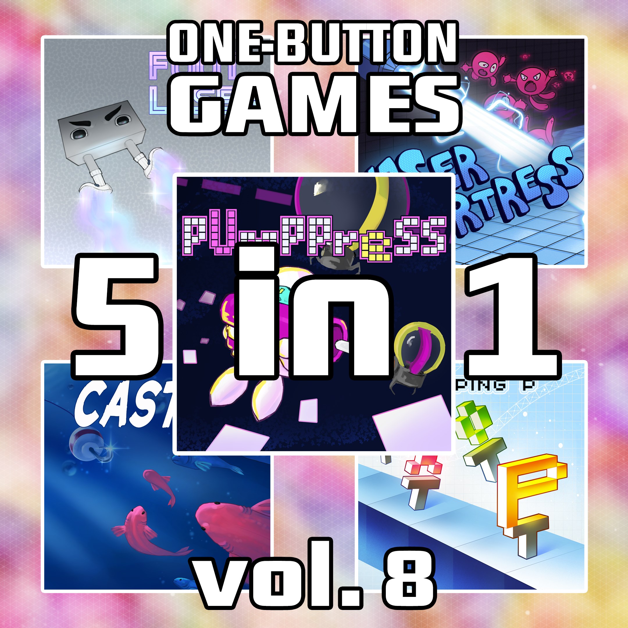 Boxart for One Button Games 5-in-1 vol. 8 (Windows)