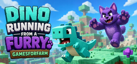 Boxart for Dino running from a FURRY: GAMESFORFARM