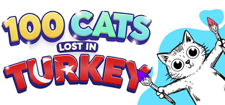 Boxart for 100 Cats Lost in Turkey Find & Color