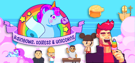 Boxart for Rainbows, toilets & unicorns!
