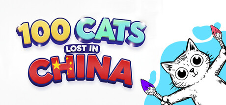 Boxart for 100 Cats Lost in China Find & Color