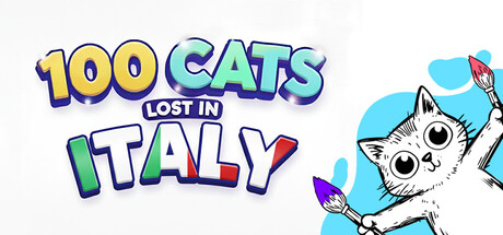 Boxart for 100 Cats Lost in Italy Find & Color