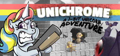 Boxart for Unichrome: A 1-Bit Unicorn Adventure