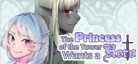 Boxart for The Princess of the Tower Wants a Hero