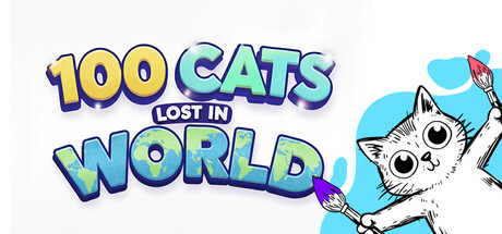 Boxart for 100 Cats Lost In World Find & Color