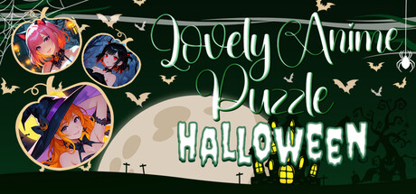 Boxart for Lovely Anime Puzzle: Halloween