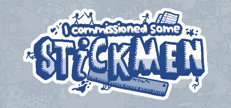 Boxart for I commissioned some stickmen