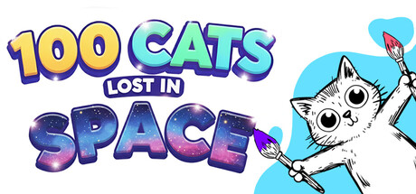 Boxart for 100 Cats Lost In Space Find & Color