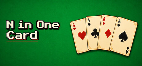 Boxart for N in One Card: Klondike, Spider, FreeCell, Hearts & Blackjack