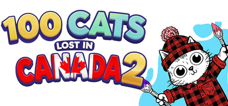 Boxart for 100 Cats Lost in Canada 2 Find & Color