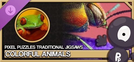 Boxart for Pixel Puzzles Traditional Jigsaws Pack: Colorful Animals
