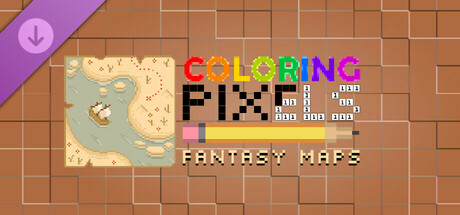 Boxart for Coloring Pixels - Fantasy Maps Pack