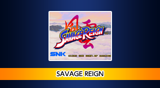 Boxart for ACA NEOGEO SAVAGE REIGN