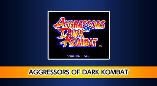 Boxart for ACA NEOGEO AGGRESSORS OF DARK KOMBAT