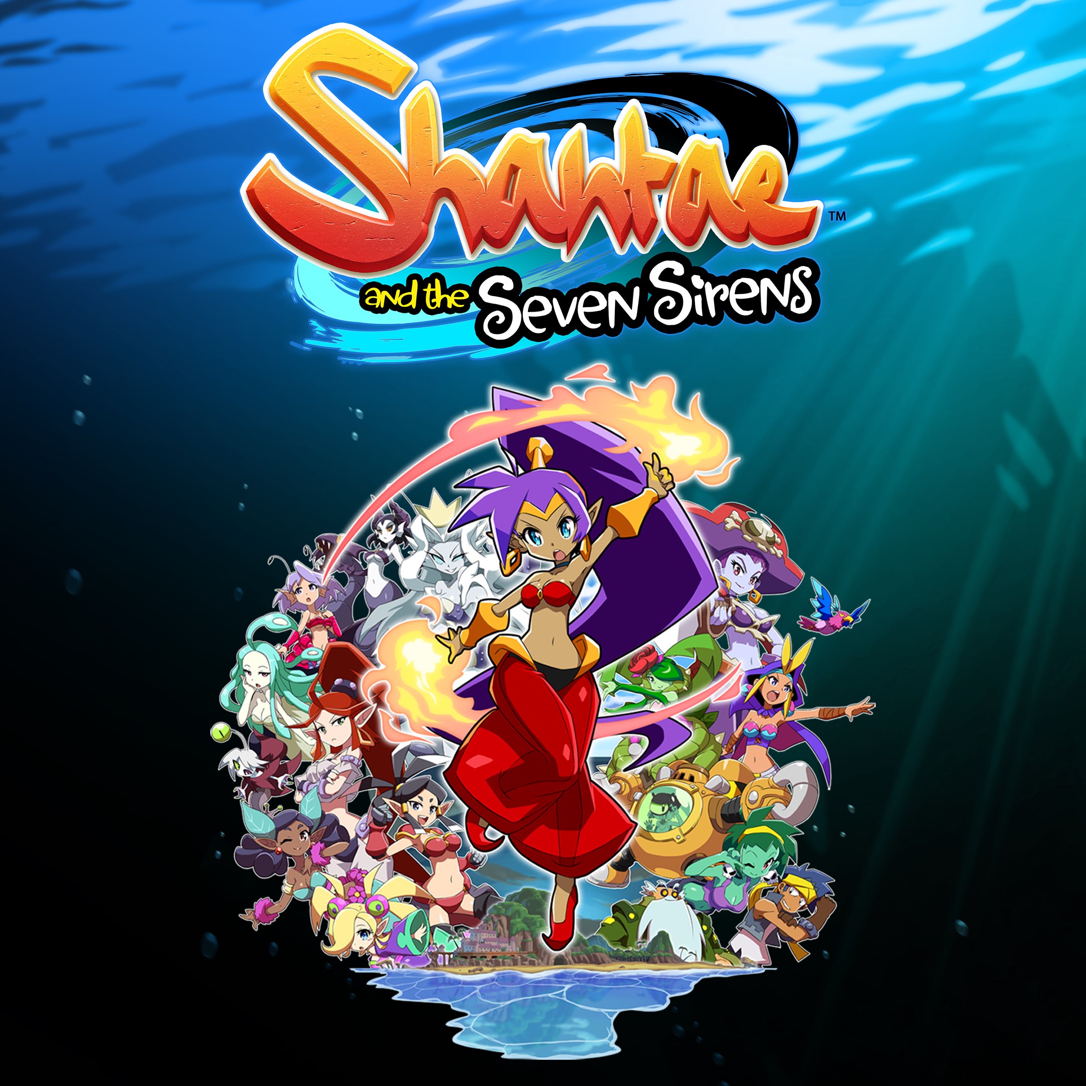 Boxart for Shantae and the Seven Sirens