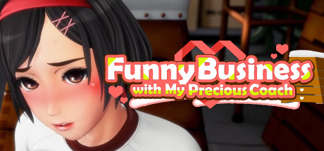 Boxart for Funny Business with My Precious Coach (Anipuzzle Series)