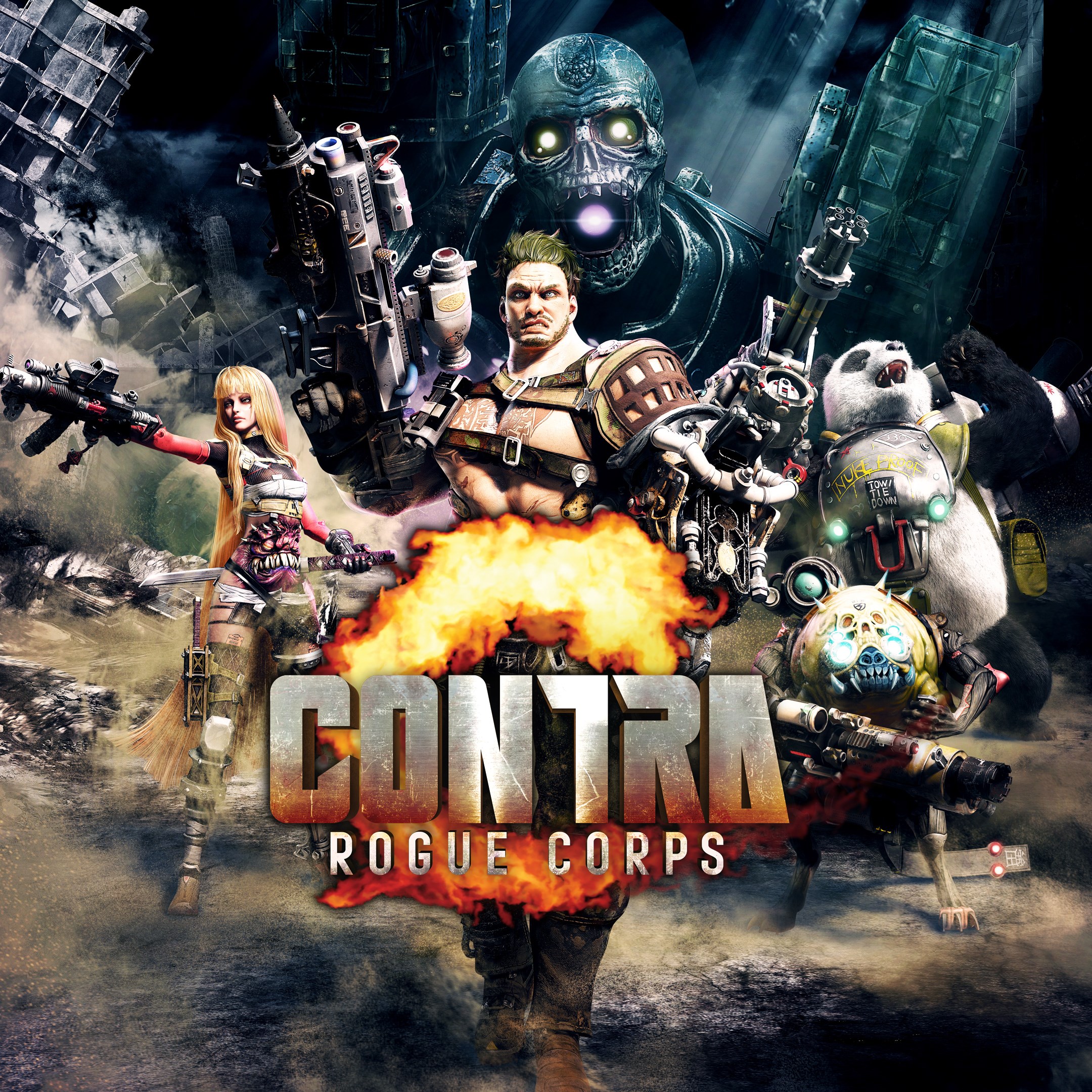 Boxart for CONTRA: ROGUE CORPS